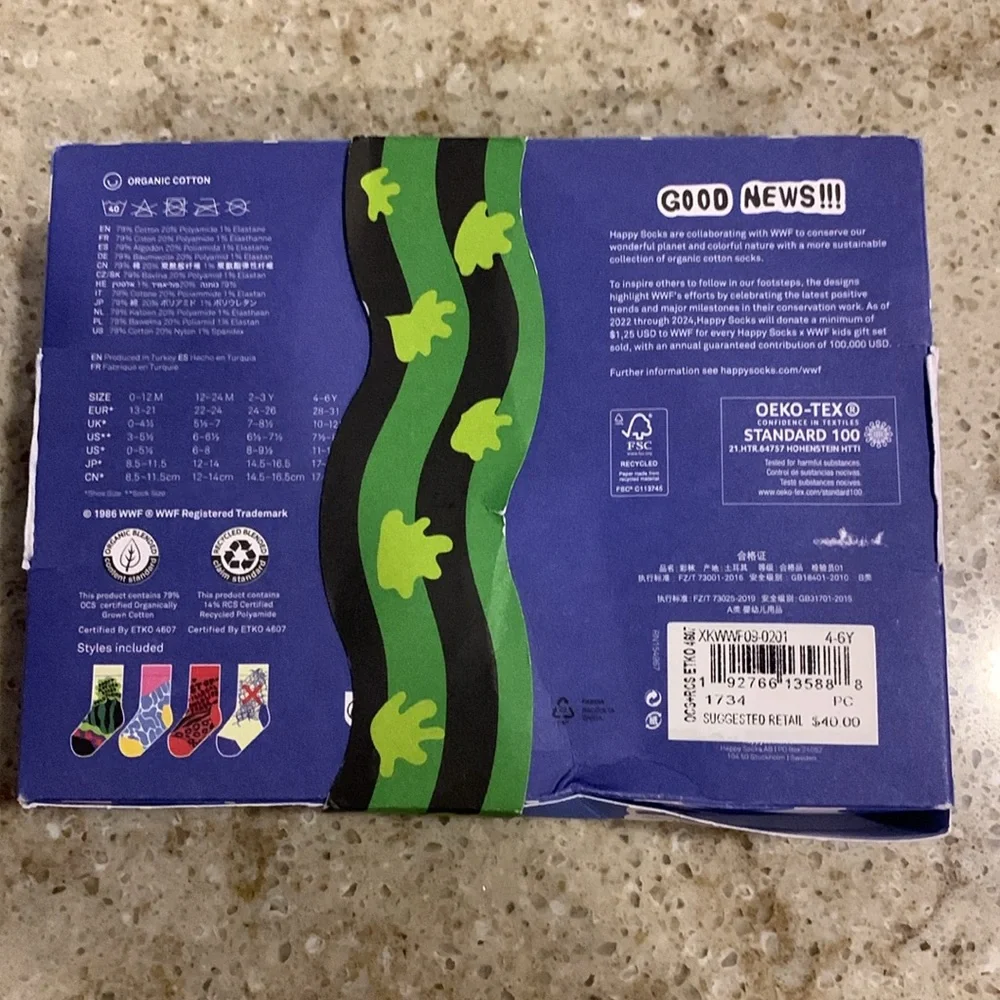 Happy Socks nwt happy